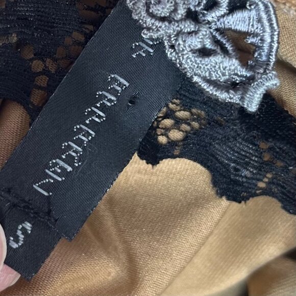 Poof Apparel Leopard Print Dress Small Brown New Lace-Back - Picture 7 of 10